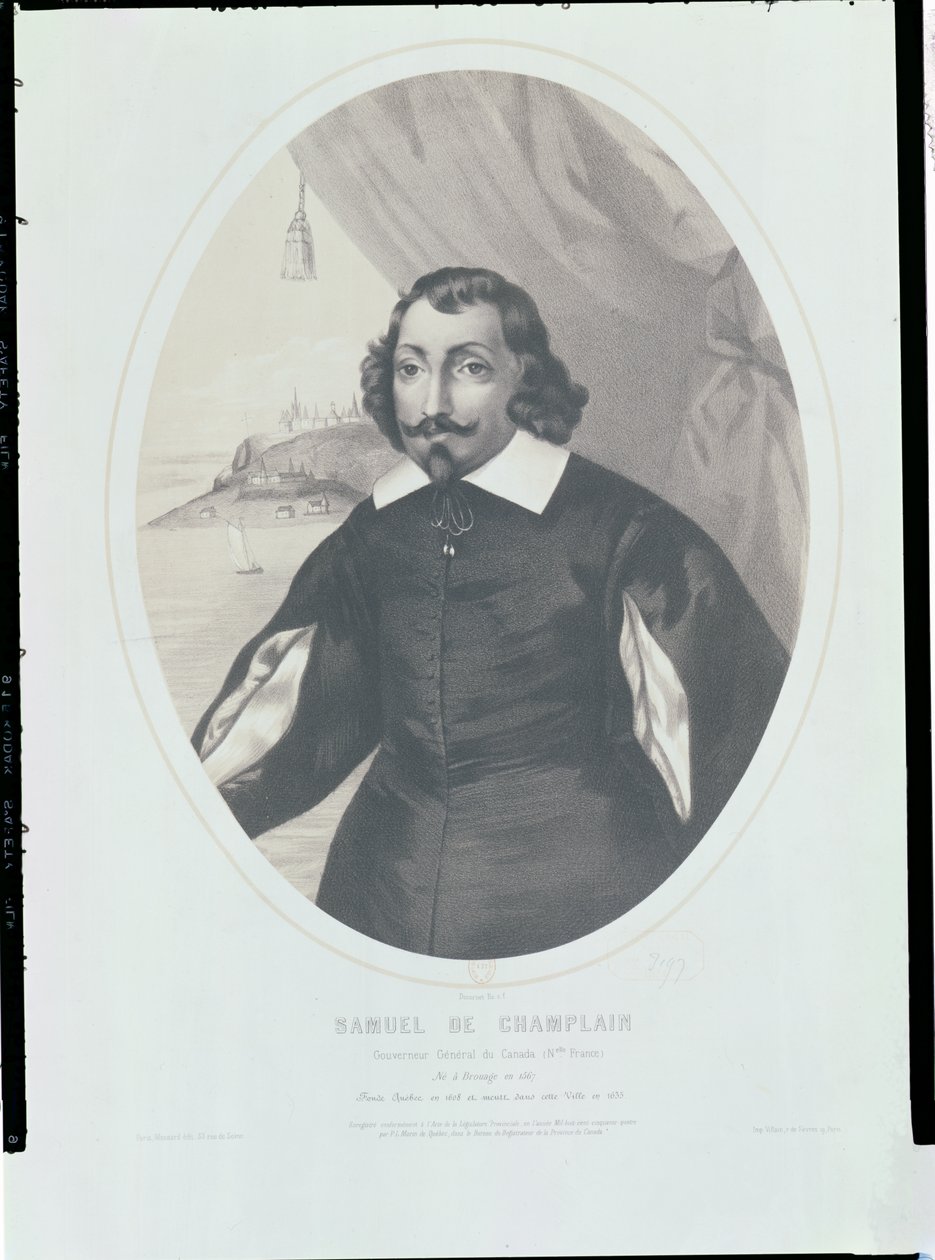 Samuel de Champlain (1567-1635) 1854 - Louis Joseph Cesar Ducornet