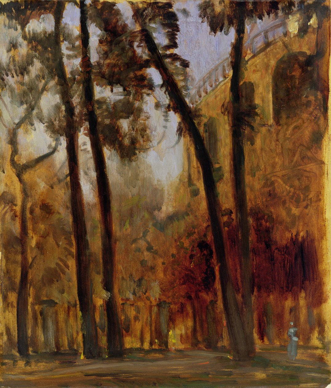 Vue du mur de l