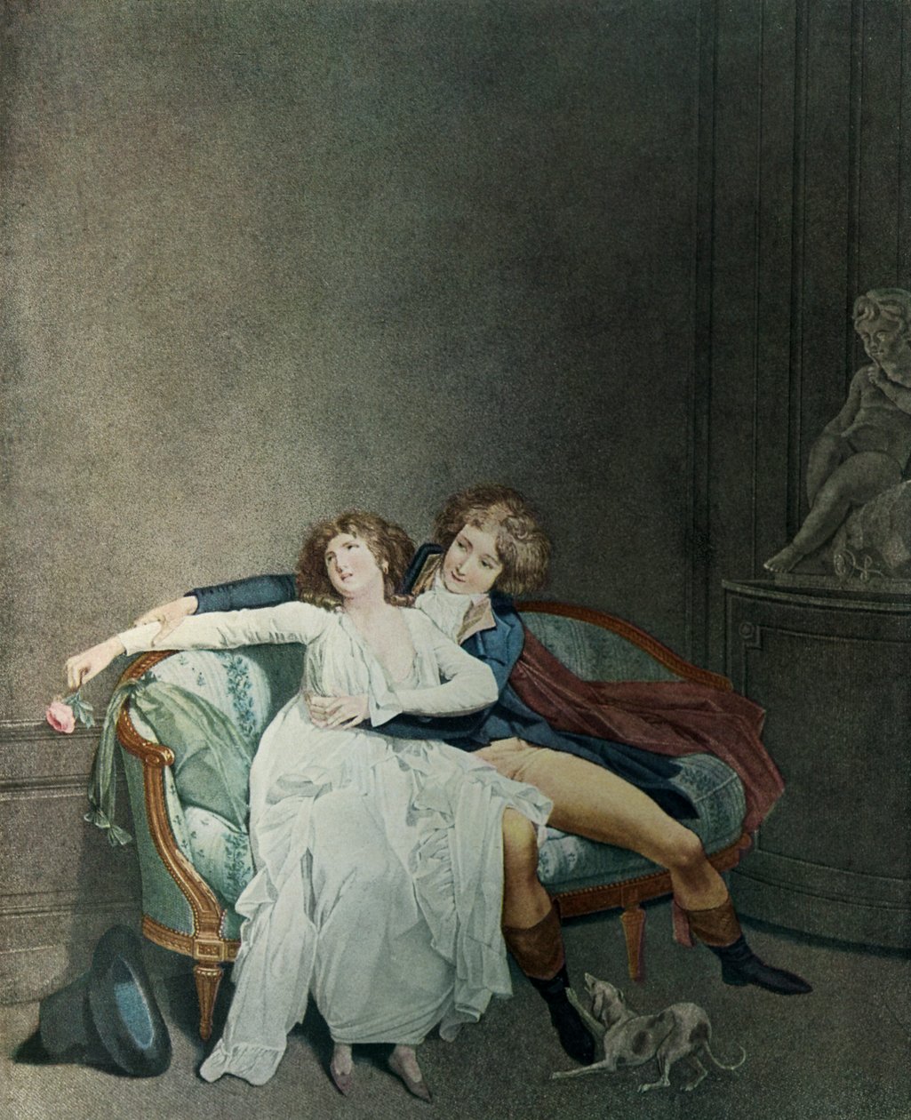 La Dispute de la Rose - Louis Leopold Boilly