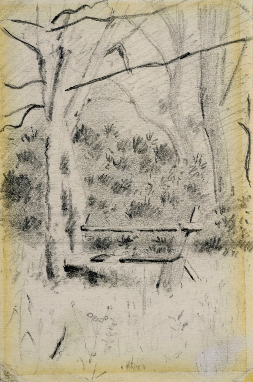 Le banc - Louis Michel Eilshemius