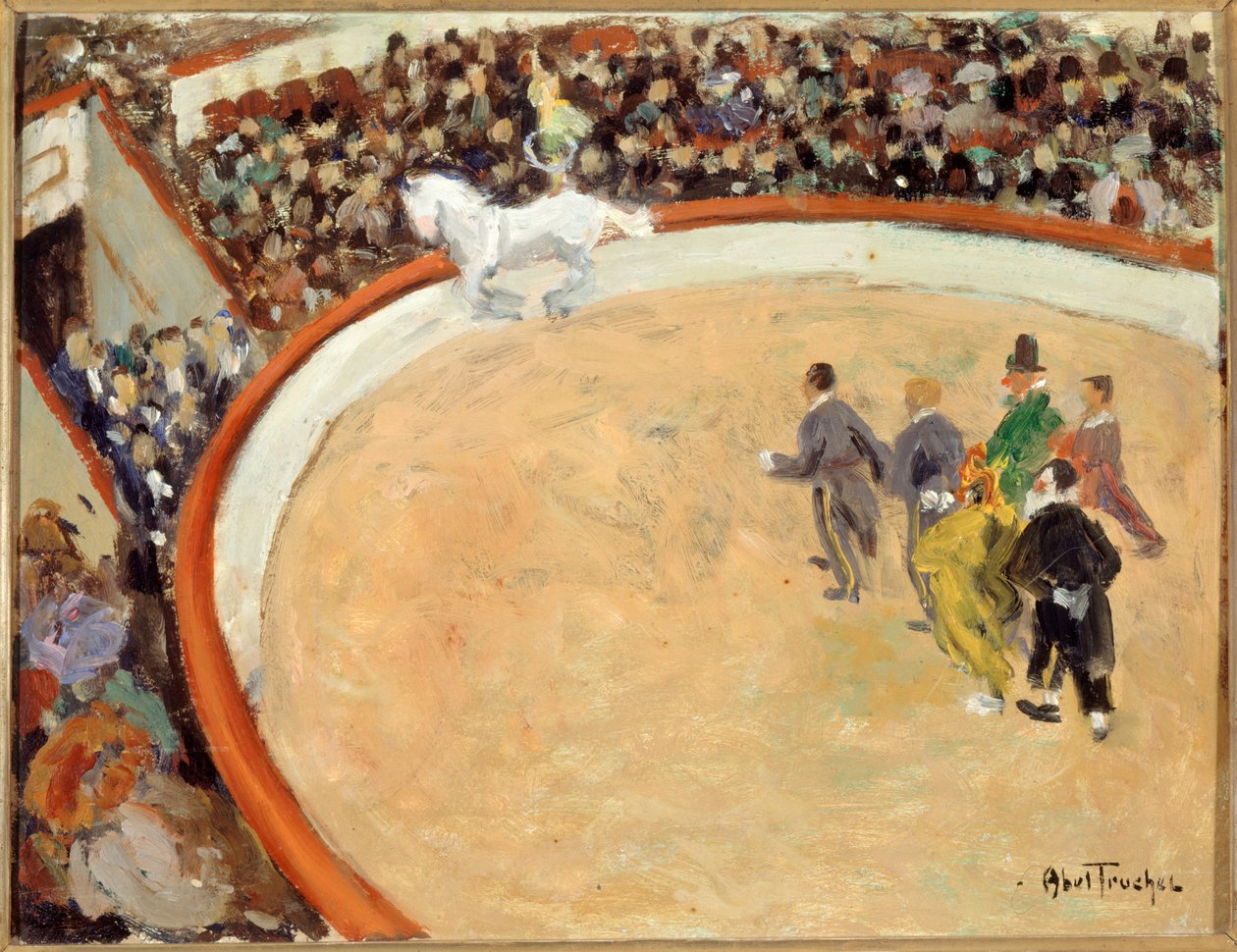 French: Le cirque Médrano, boulevard Rochechouard - Louis Abel Truchet