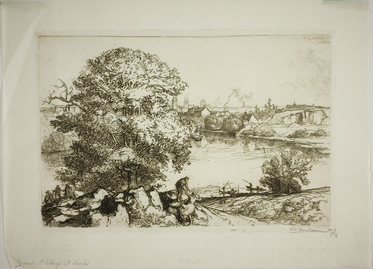 Angers, Lake Saint-Nicolas - Louis Auguste Lepère