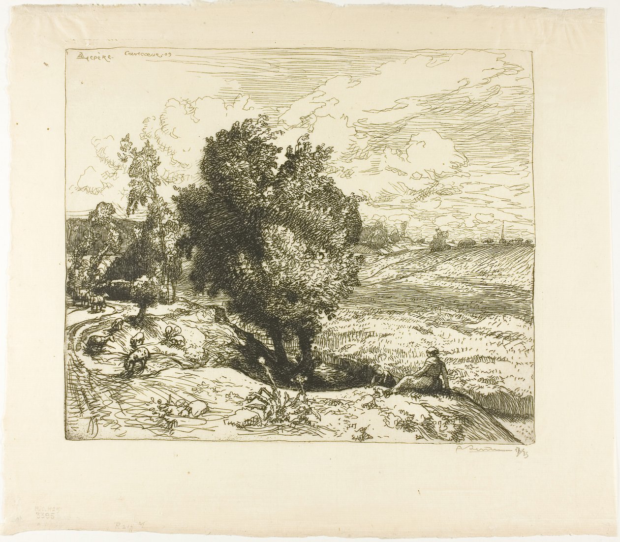 Juillet en Picardie - Louis Auguste Lepère