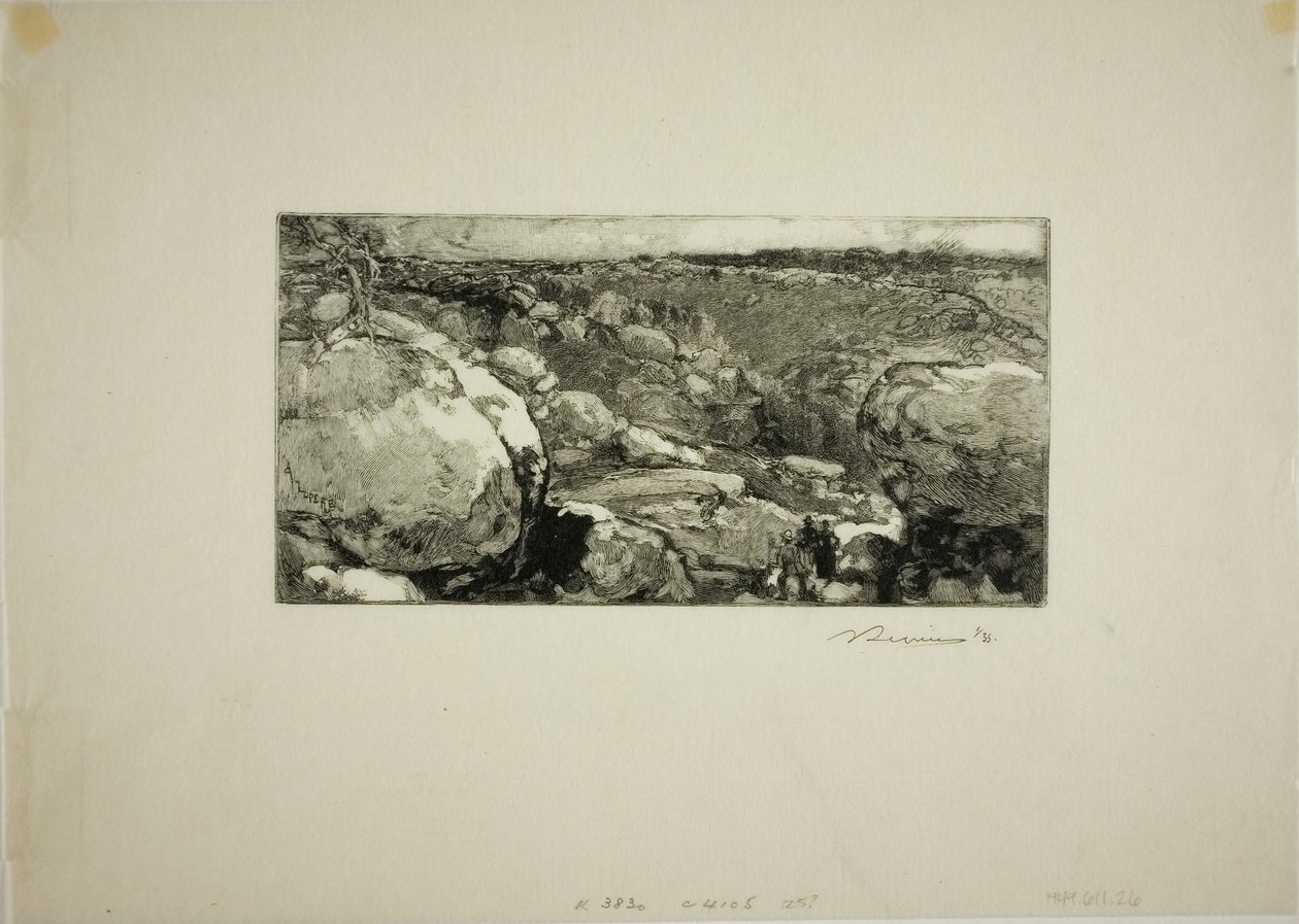 Le Cirque du Long-Rocher - Louis Auguste Lepère