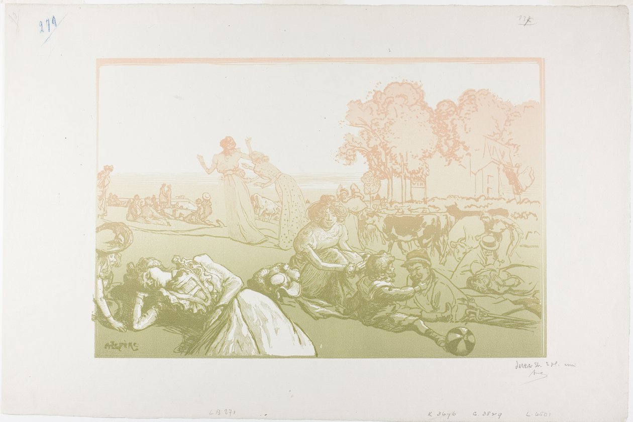 Bucolique moderne - Louis Auguste Lepère