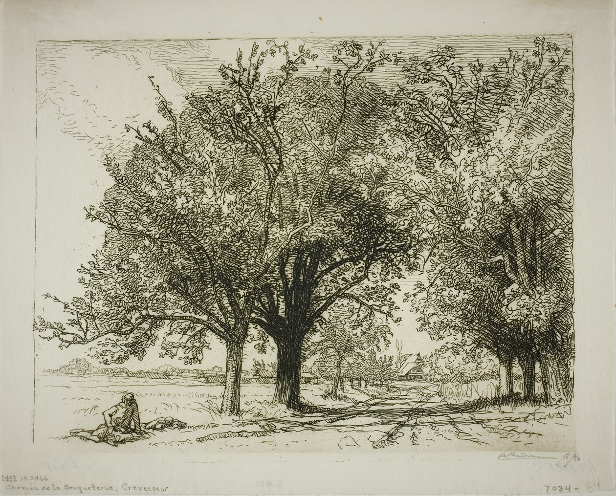 La route vers la briqueterie - Louis Auguste Lepère