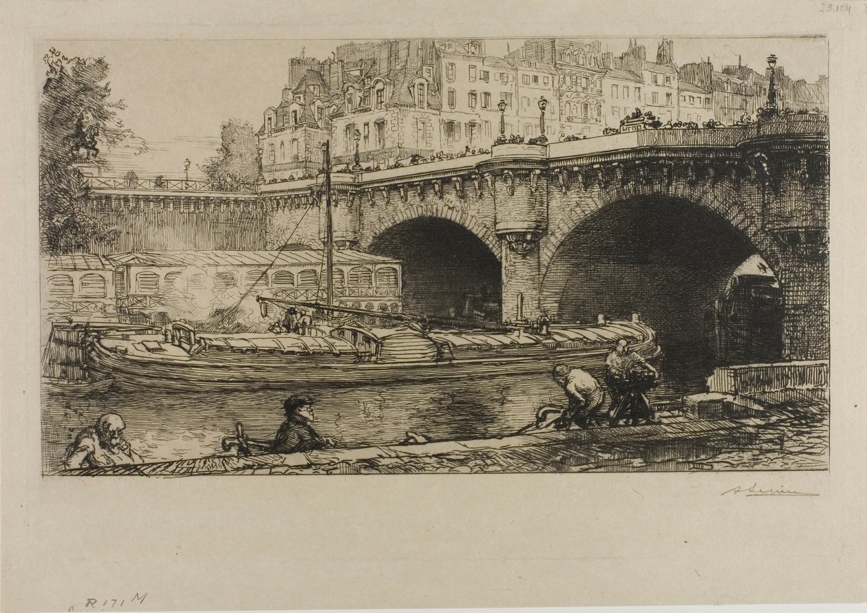 The Pont-Neuf - Louis Auguste Lepère
