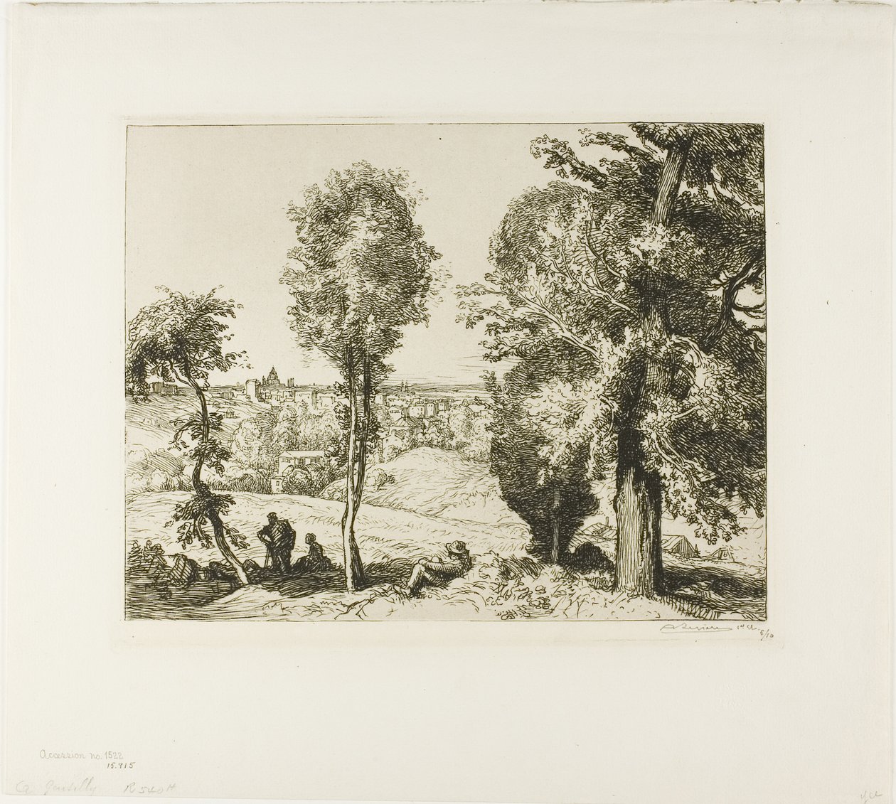 Vers Gentilly - Louis Auguste Lepère