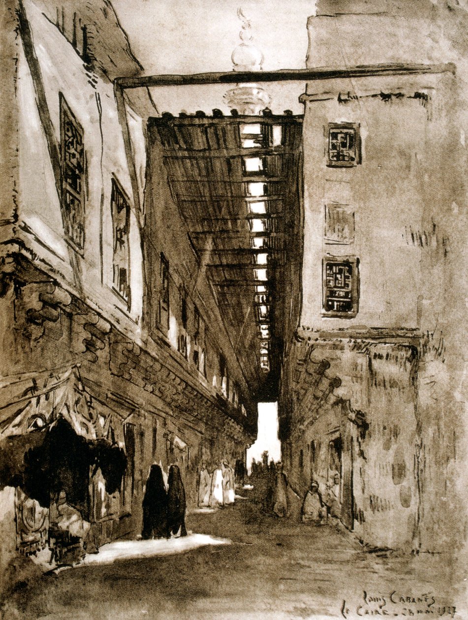 Souks, Le Caire, 1928 - Louis Cabanes