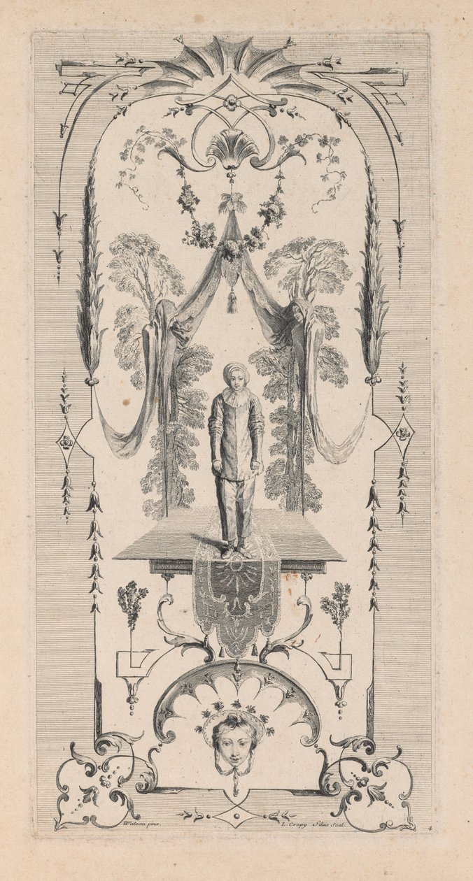Pierrot, Arabesque - Louis Crepy