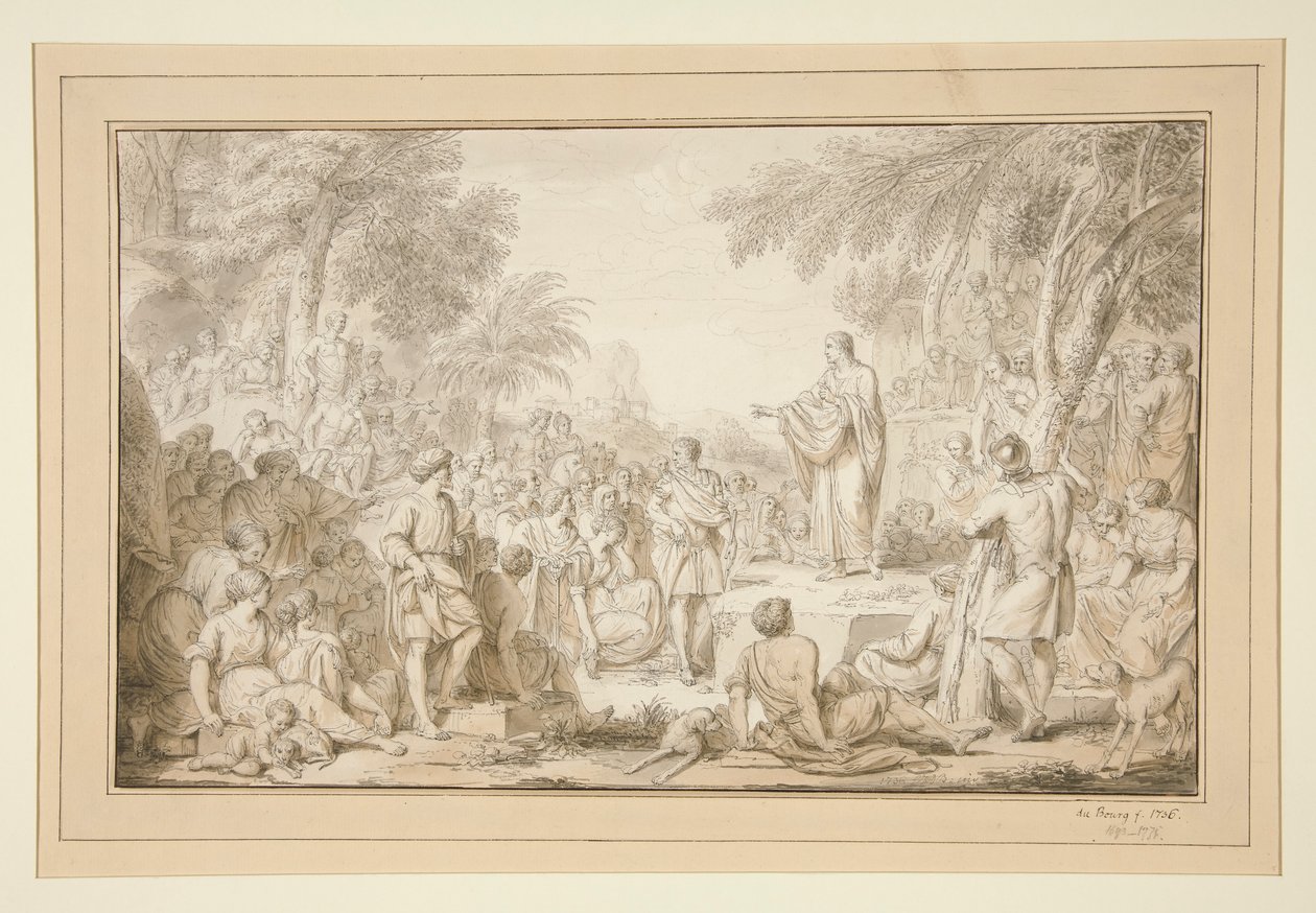Le Christ prêchant - Louis Fabricius Dubourg