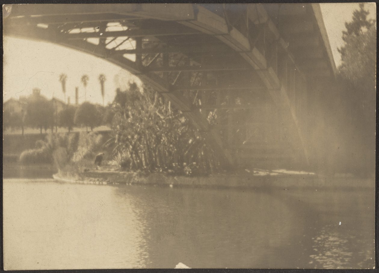 [Pont sur la rivière] - Louis Fleckenstein