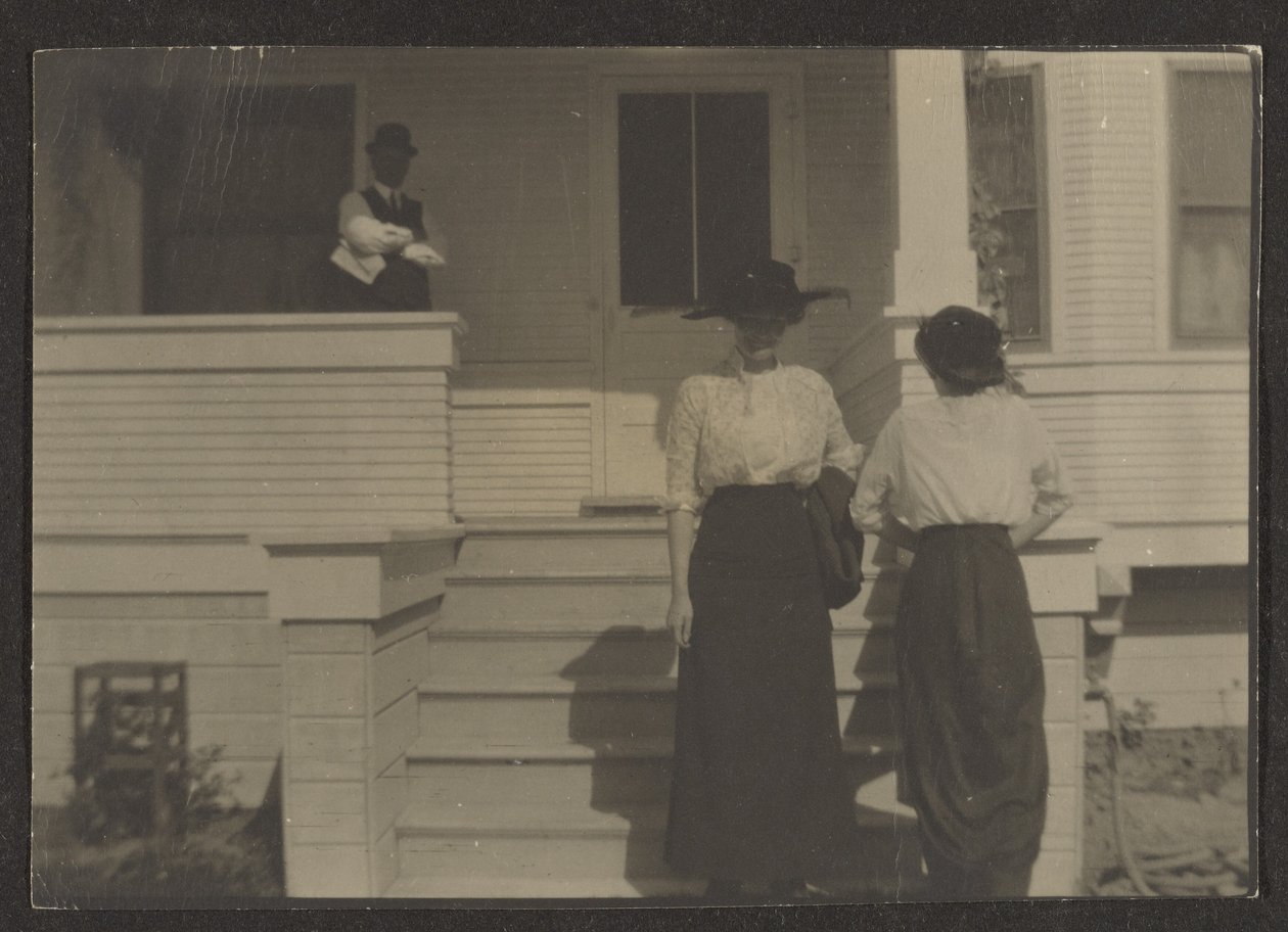 [Figures sous un porche] - Louis Fleckenstein