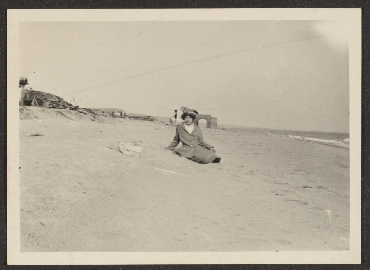 [Florence sur la plage] - Louis Fleckenstein