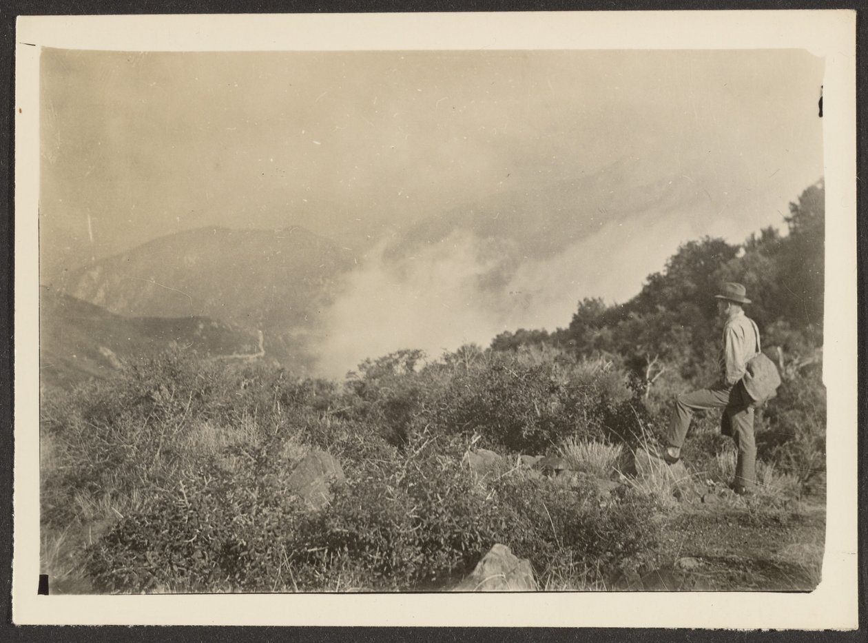 [Homme dans un paysage] - Louis Fleckenstein