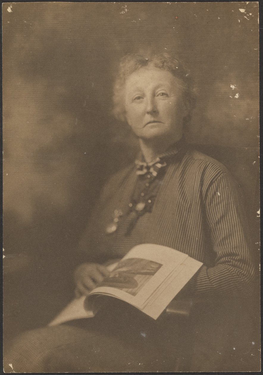 [Woman Holding Magazine] - Louis Fleckenstein