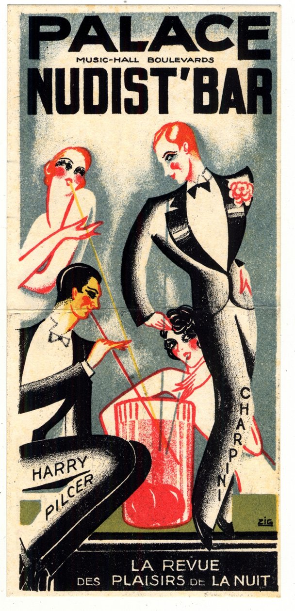 Palace Nudist Bar - Louis Gaudin Zig
