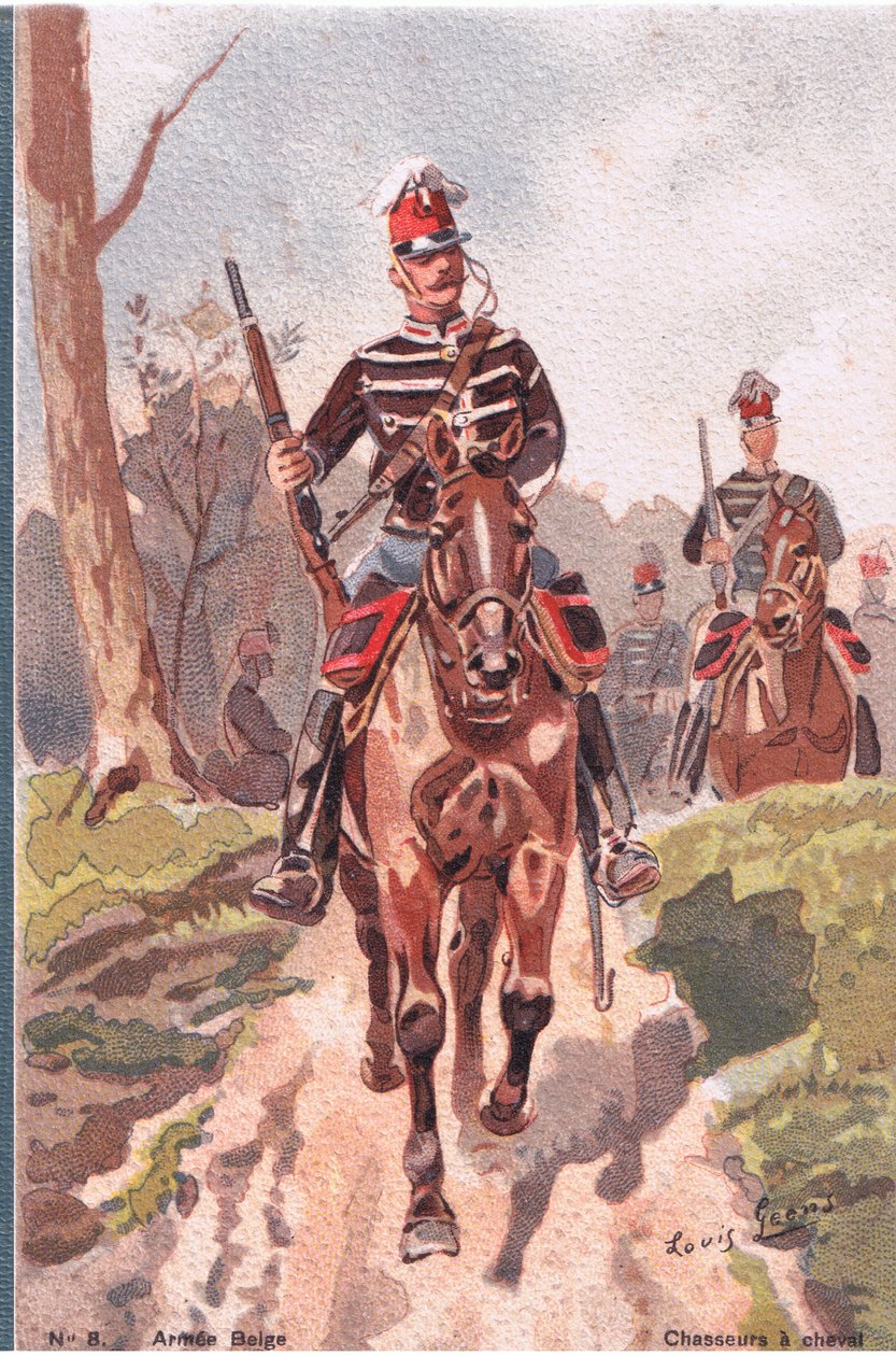 Chasseurs à Cheval, Carte Postale, Années 1920 - Louis Geens