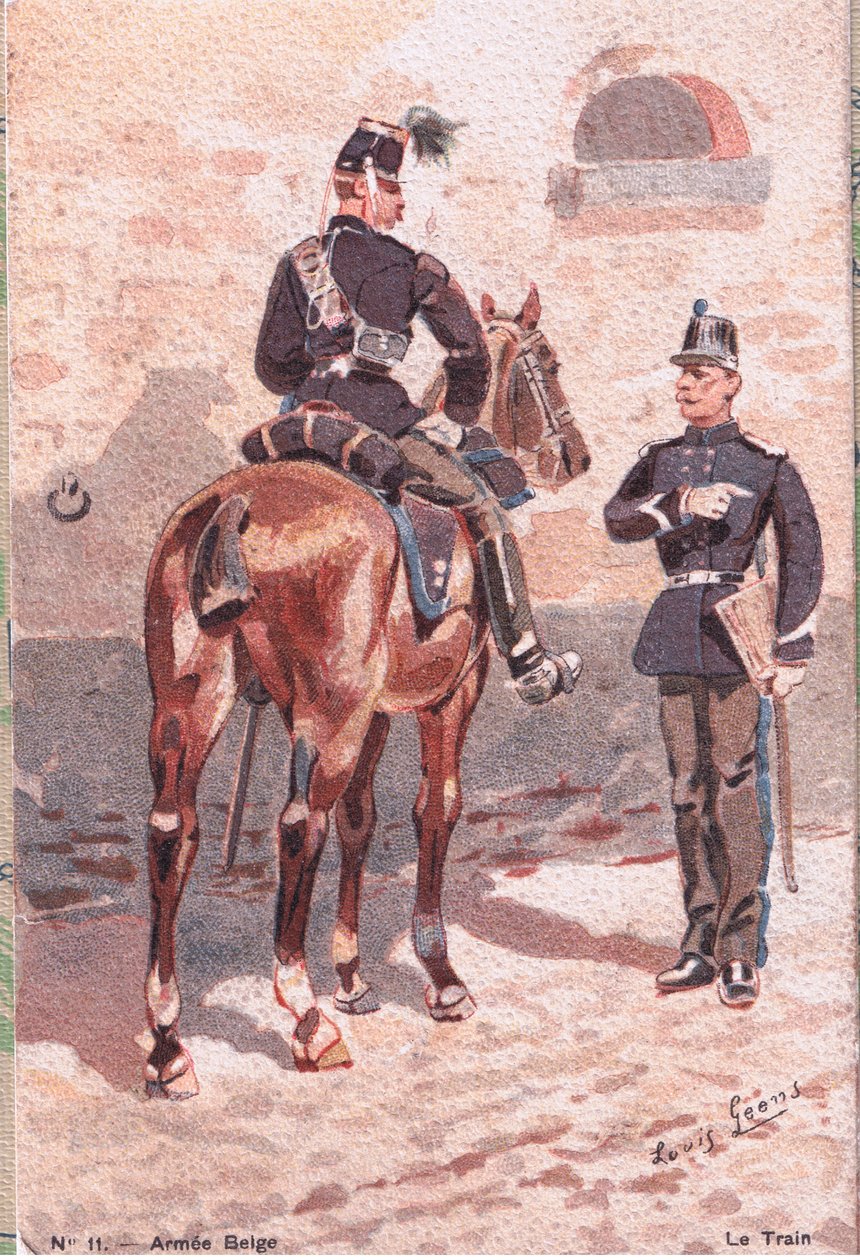 Le Train, Carte Postale, Années 1920 - Louis Geens