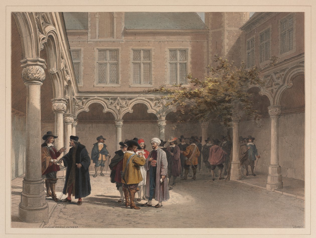 Ancienne Bourse, Anvers - Louis Haghe