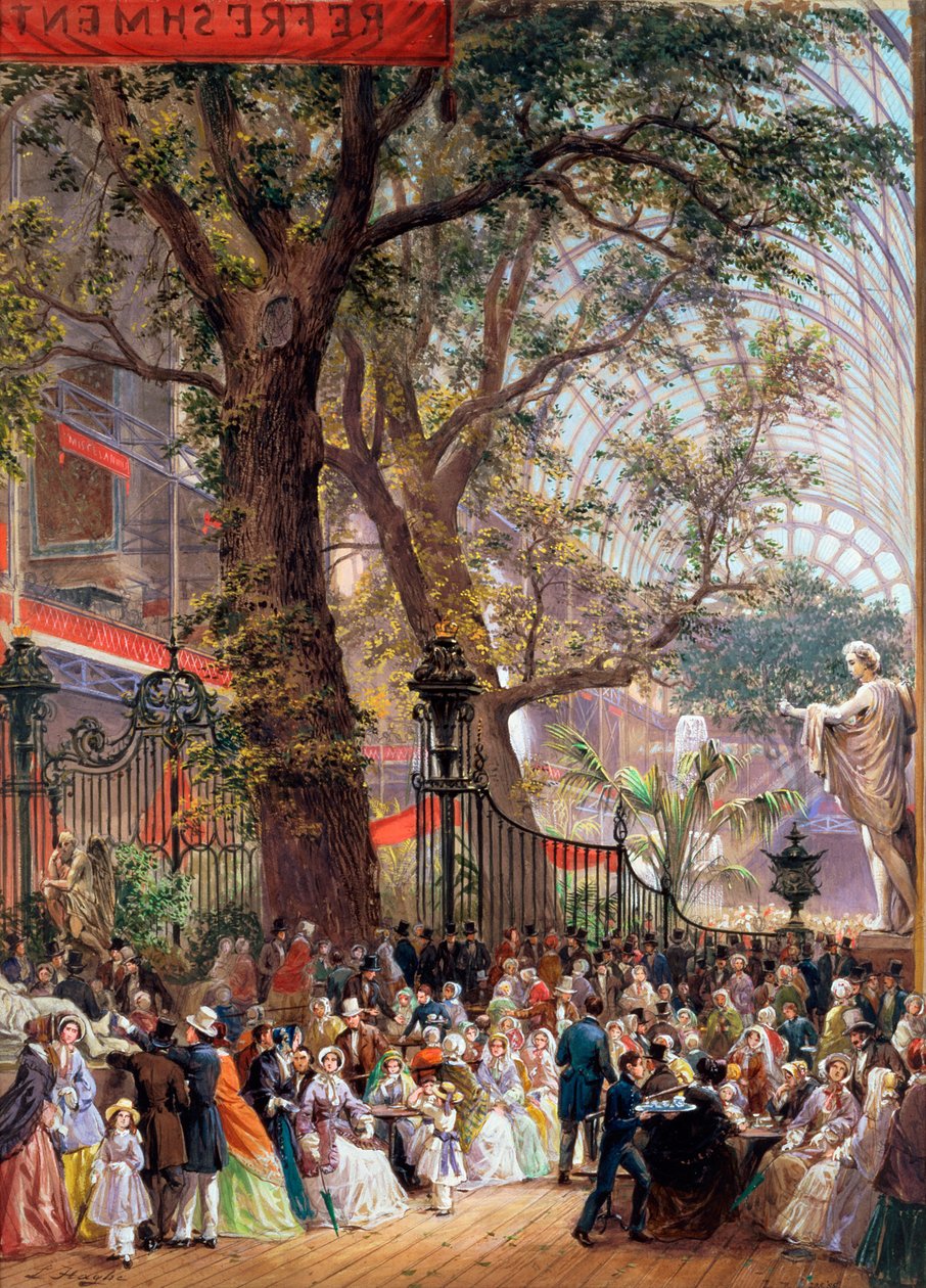 Grande Exposition, 1851 : intérieur - Louis Haghe