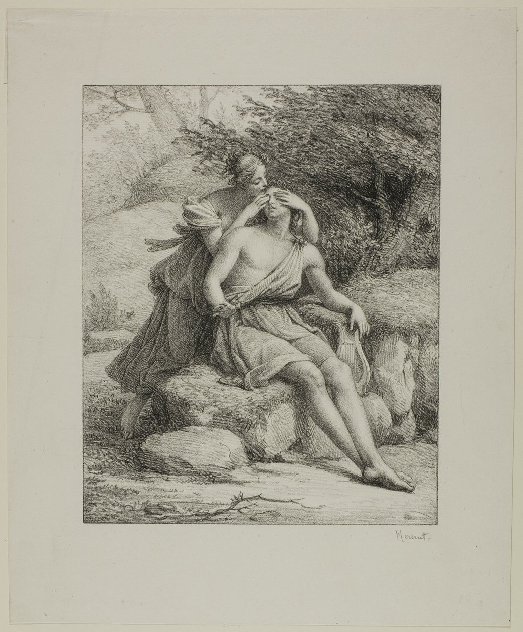 Orphée et Eurydice - Louis Hersent