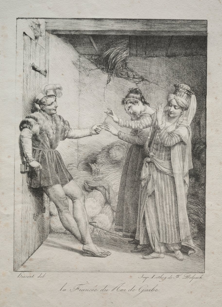 La Fiancée du Roi de Garbe - Louis Hersent
