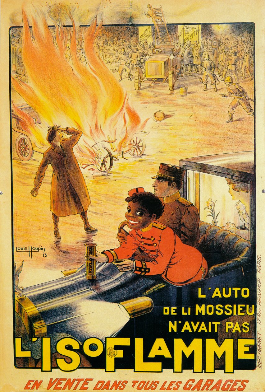 Publicité pour les extincteurs Isoflamme, 1913 - Louis Houpin