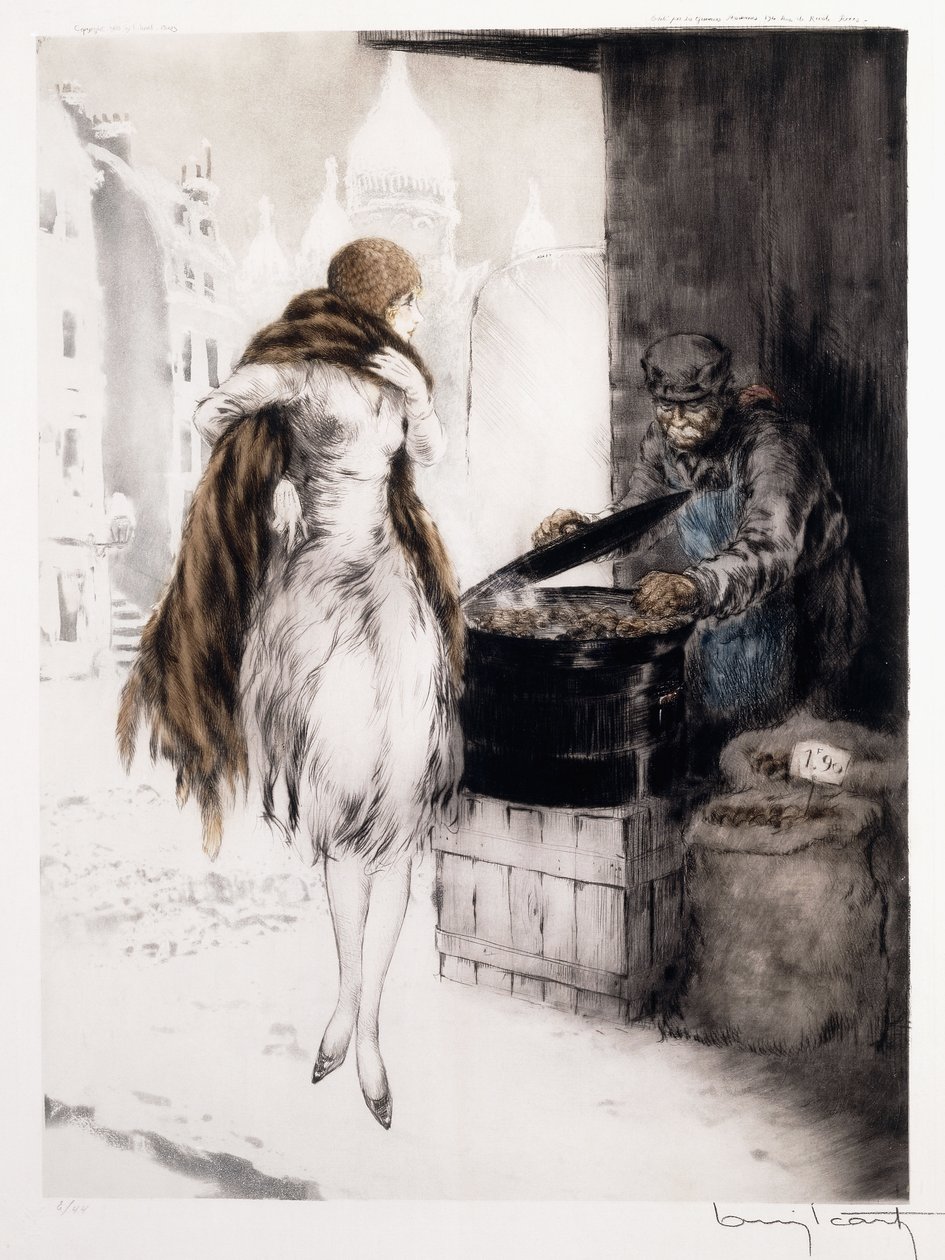 Vendeur de marrons - Louis Icart