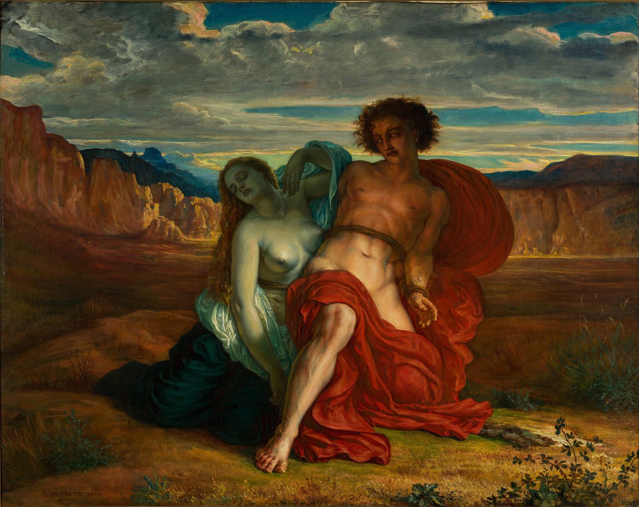 La Torture de Mézence, 1864 - Louis Janmot