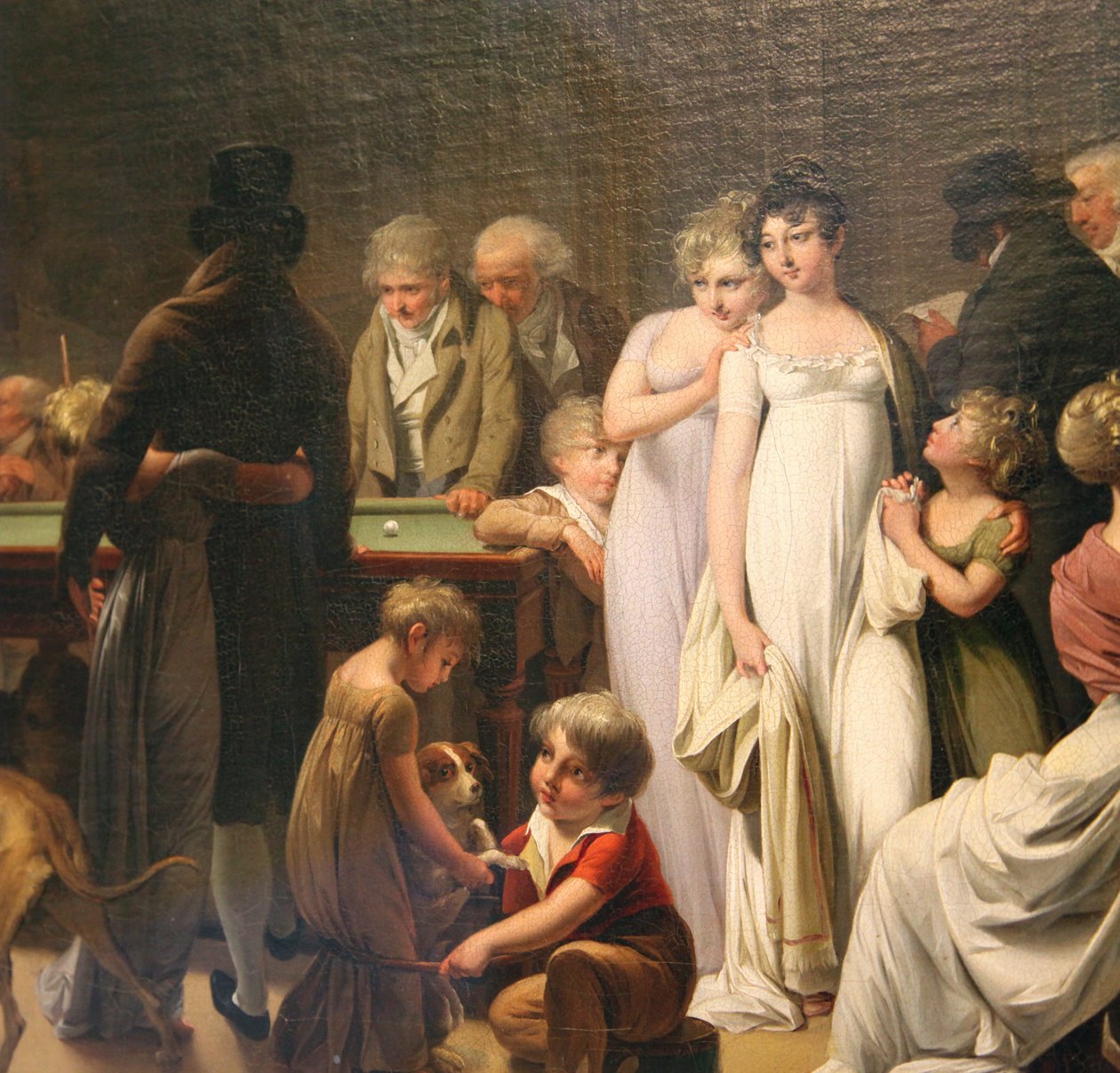 Partie de billard, 1807 - Louis Leopold Boilly