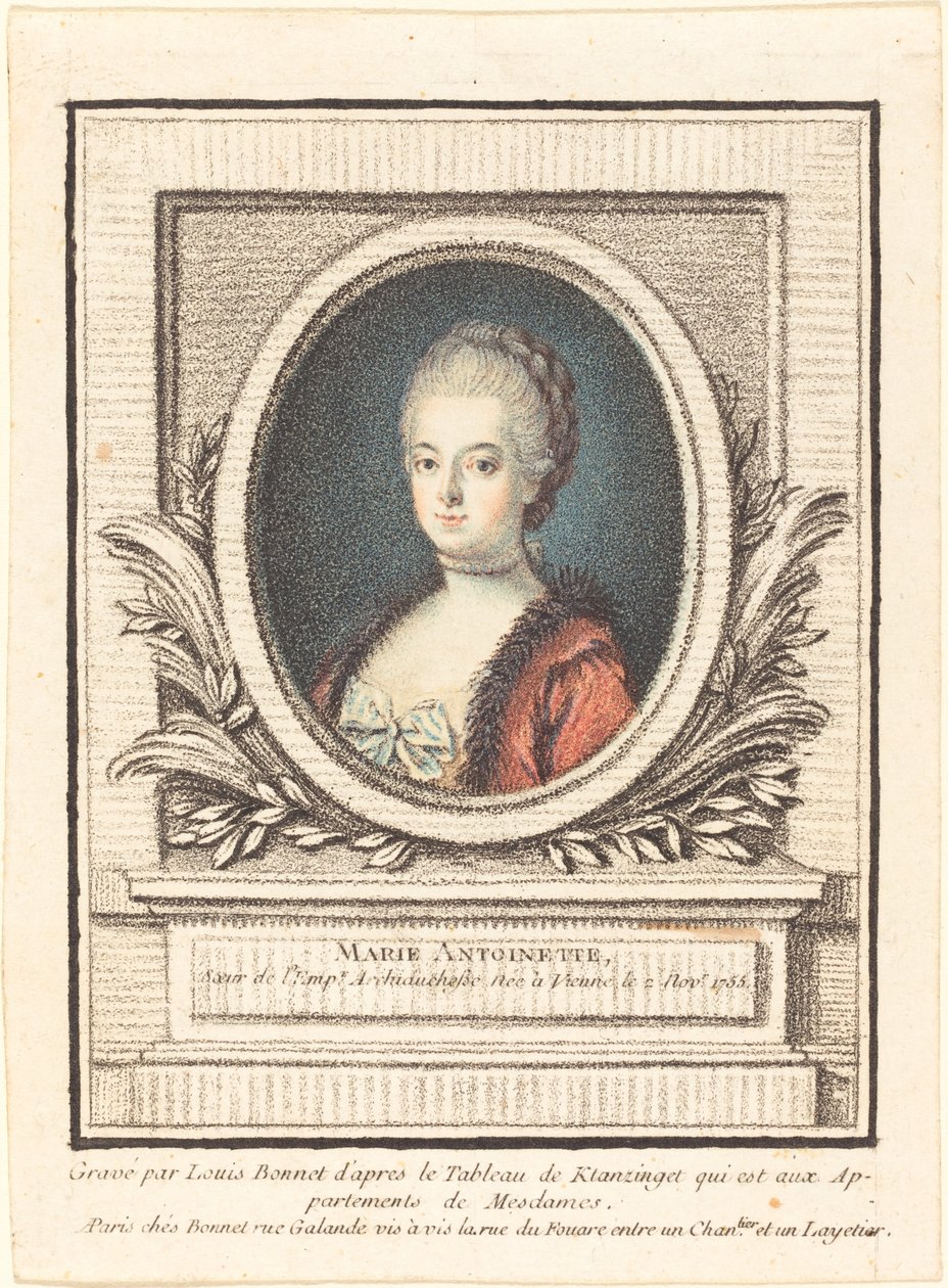 Marie-Antoinette, Dauphine - Louis Marin Bonnet