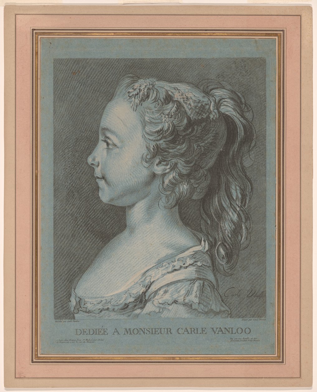 Marie-Rosalie Vanloo - Louis Marin Bonnet
