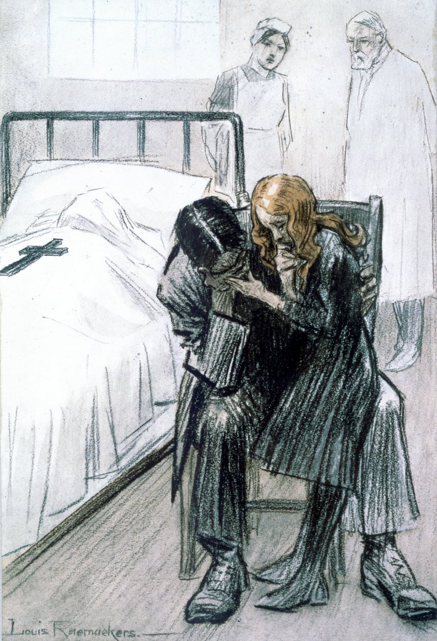 Le Triomphe du Zeppelin : Victime de la guerre, 1916 - Louis Raemaekers