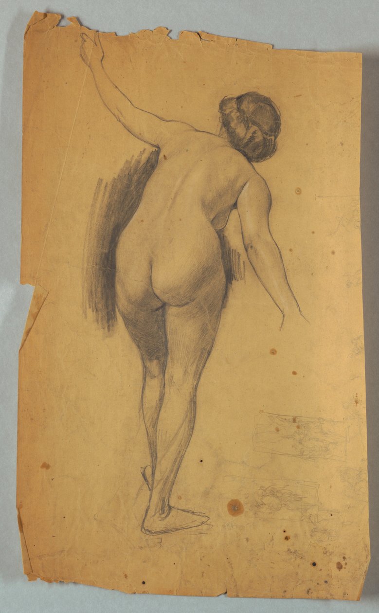 Étude de figure nue - Louis Schaettle