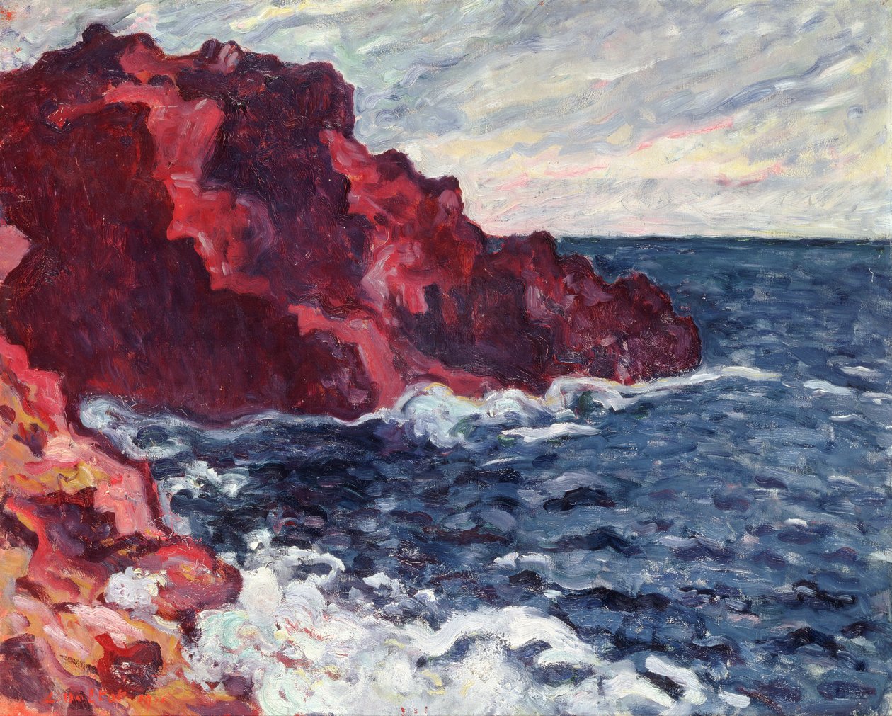 Falaises violettes - Louis Valtat