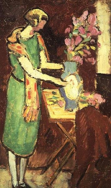 Femme dans un intérieur - Louis Valtat