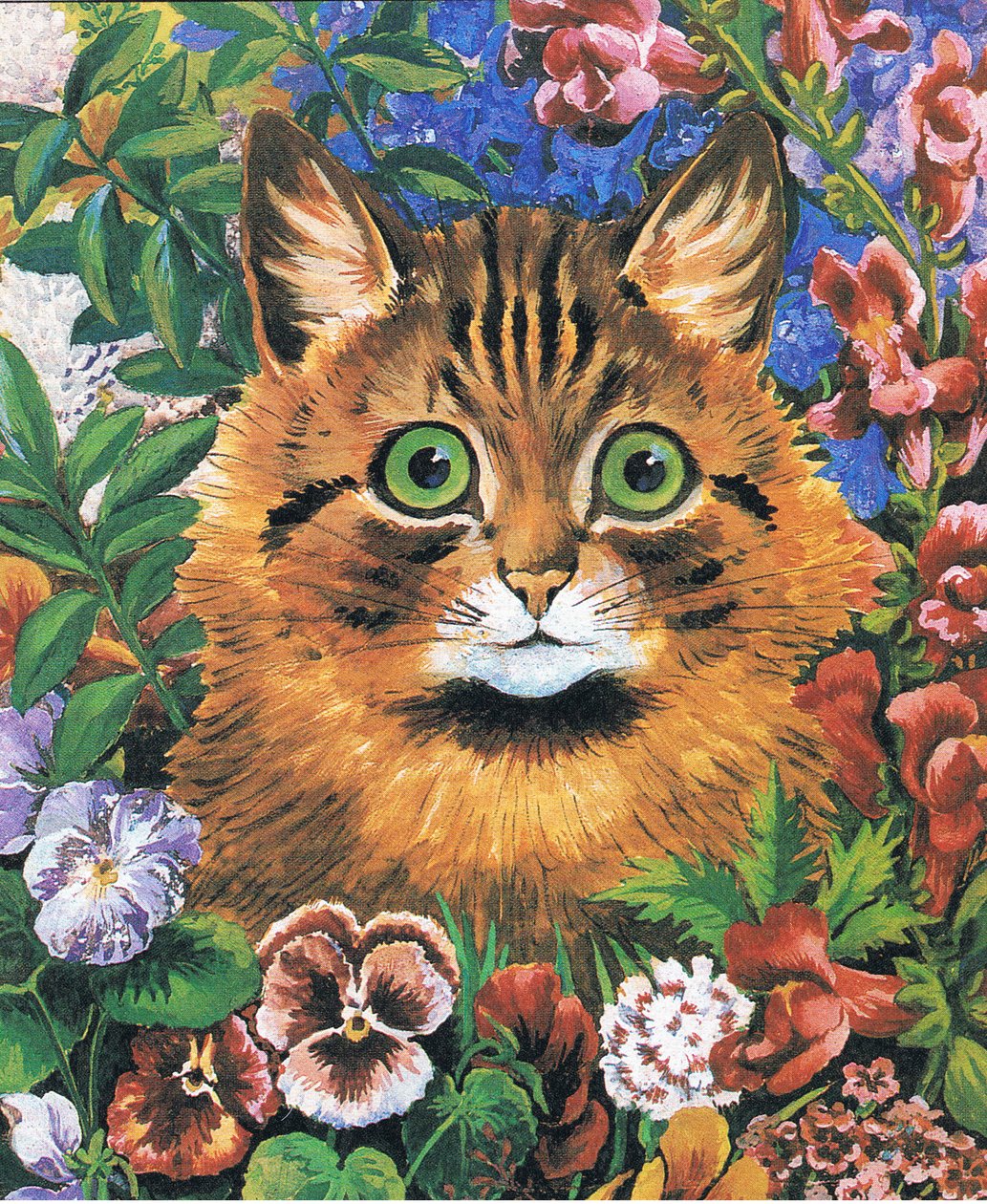 Étude de chat - Louis Wain