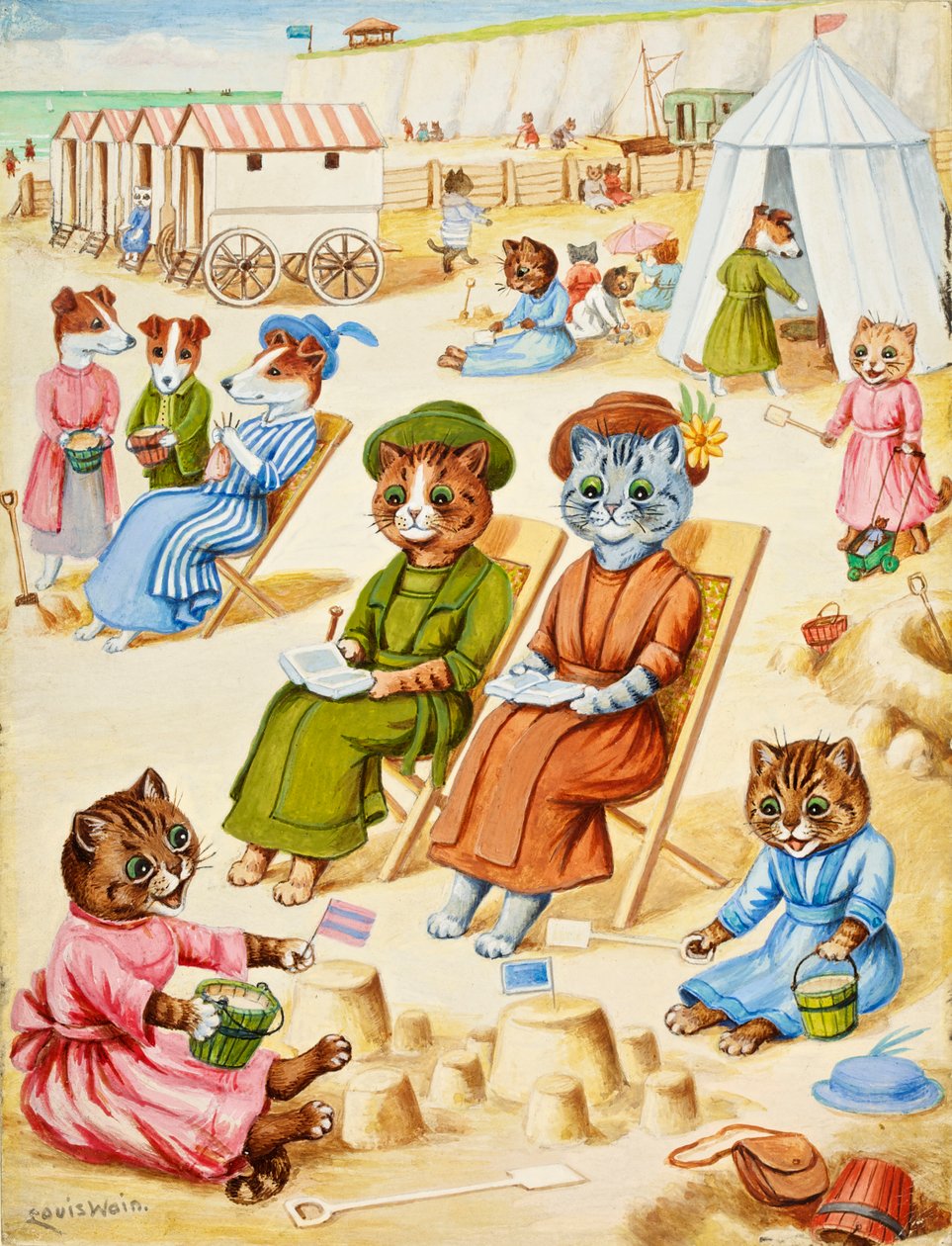 Temps de vacances - Louis Wain