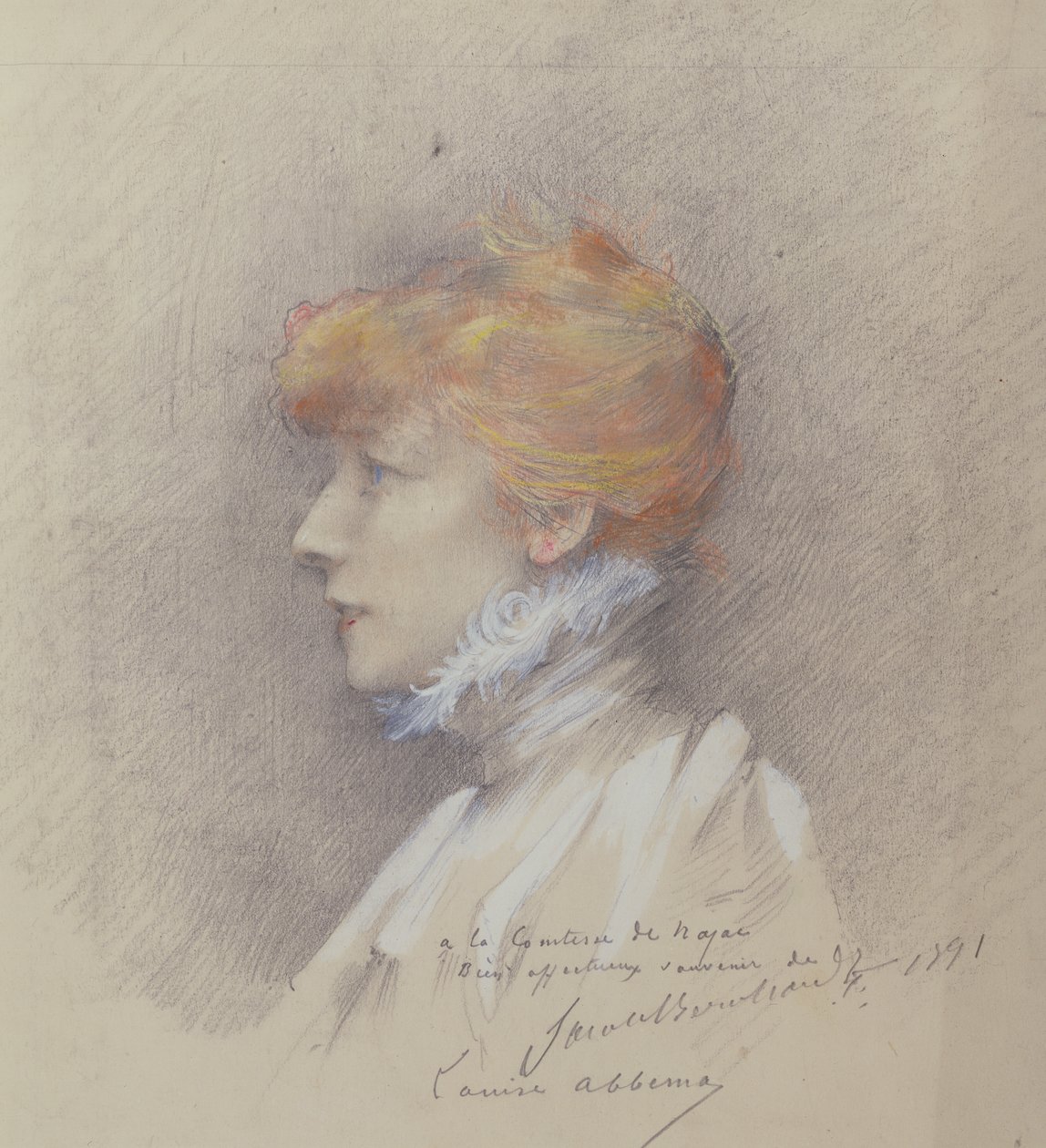 Sarah Bernhardt (1844-1923) 1891 - Louise Abbéma