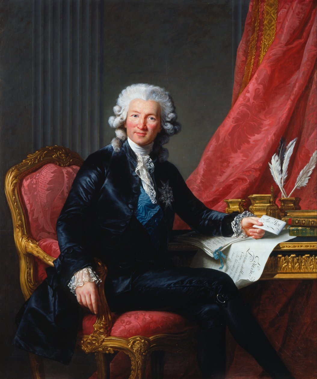 Charles-Alexandre de Calonne (1734-1802) - Elisabeth Louise Vigee Lebrun