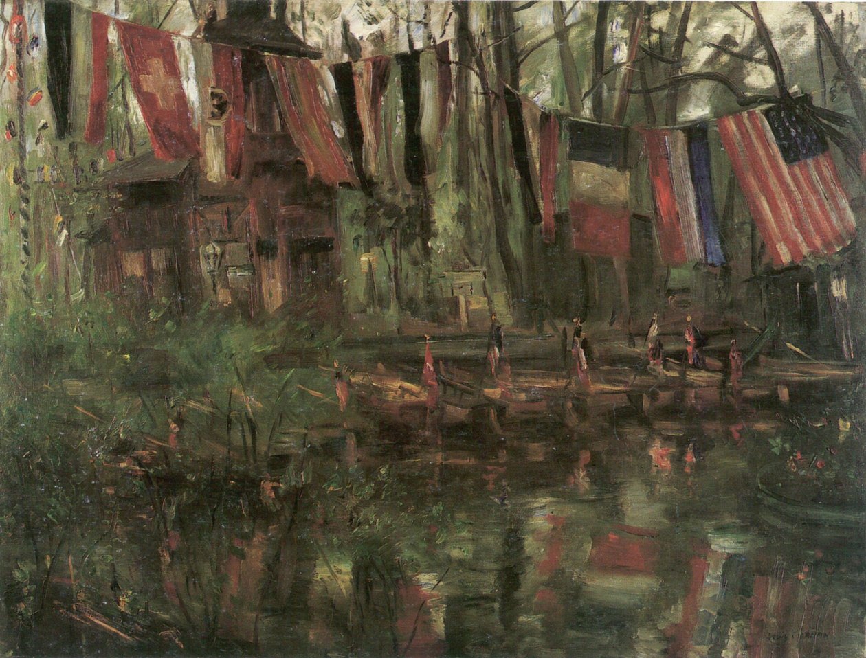 Le Nouveau Lac dans le Tiergarten de Berlin - Lovis Corinth