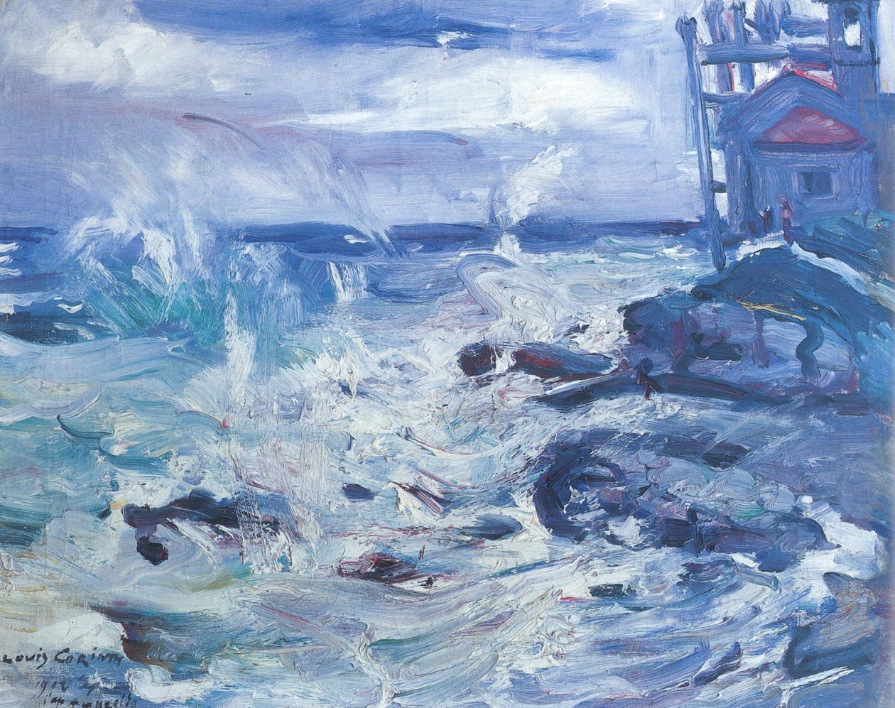 Assaut sur le Cap Ampeglio - Lovis Corinth