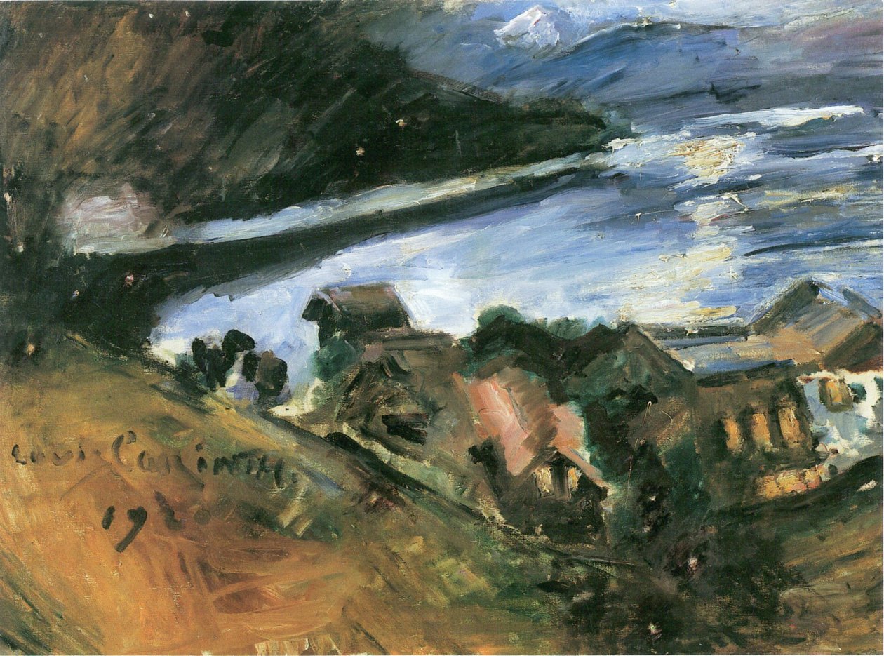 Walchensee au clair de lune - Lovis Corinth