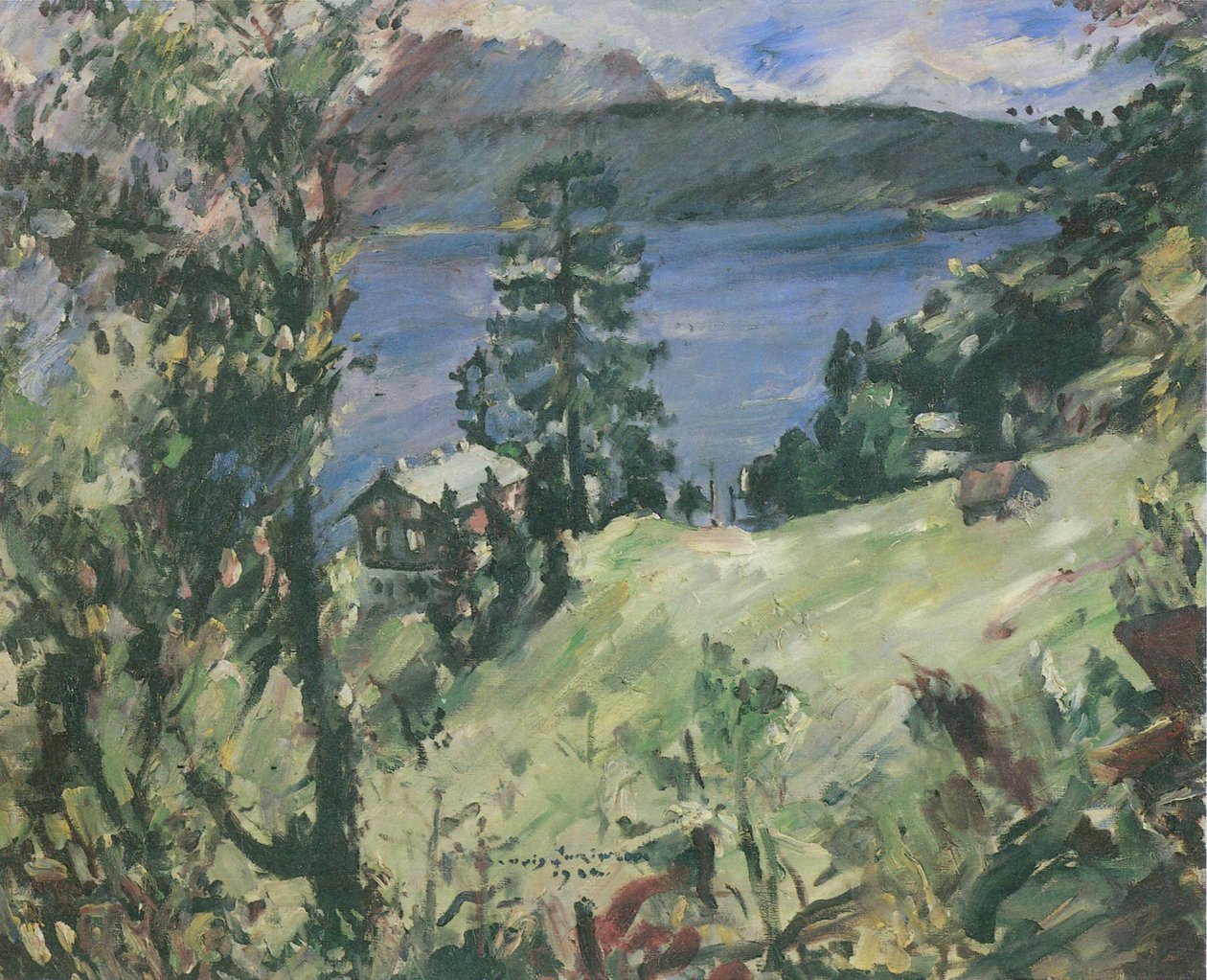 Paysage du lac Walchensee - Lovis Corinth