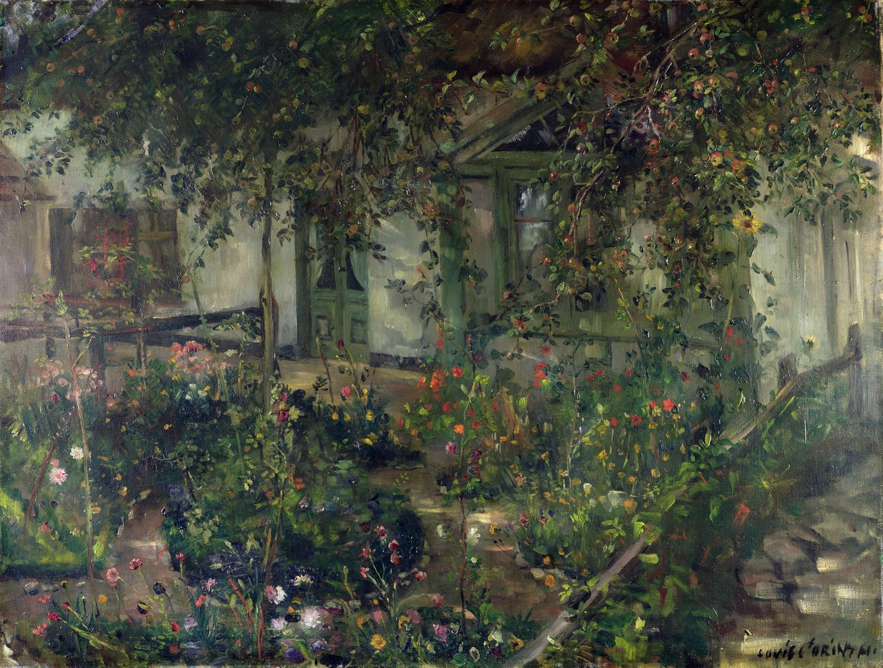 Jardin fleuri, 1904 - Lovis Corinth