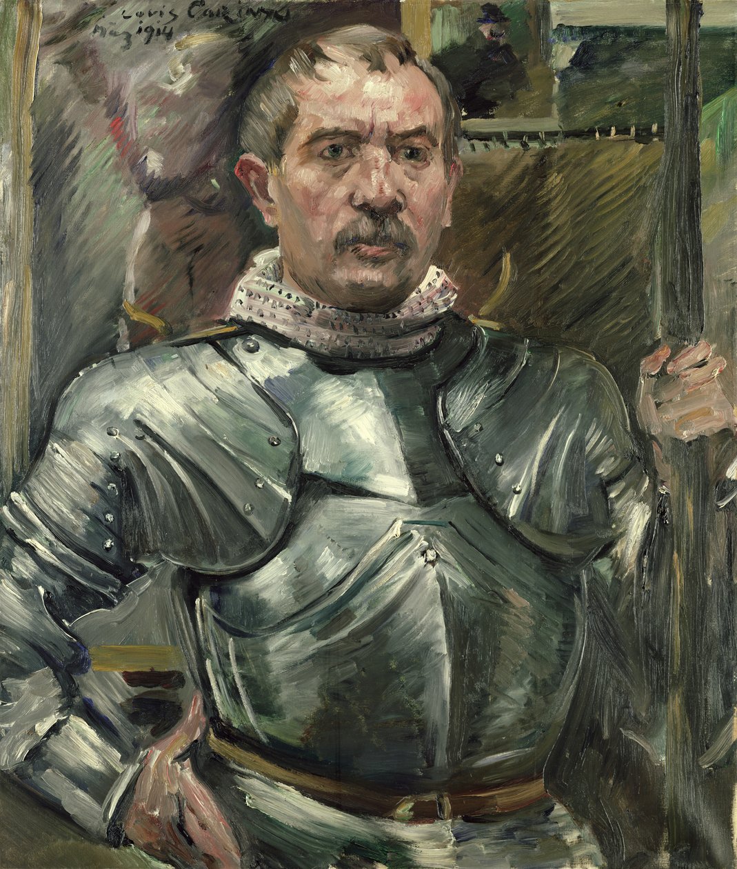 Autoportrait en armure, 1914 - Lovis Corinth