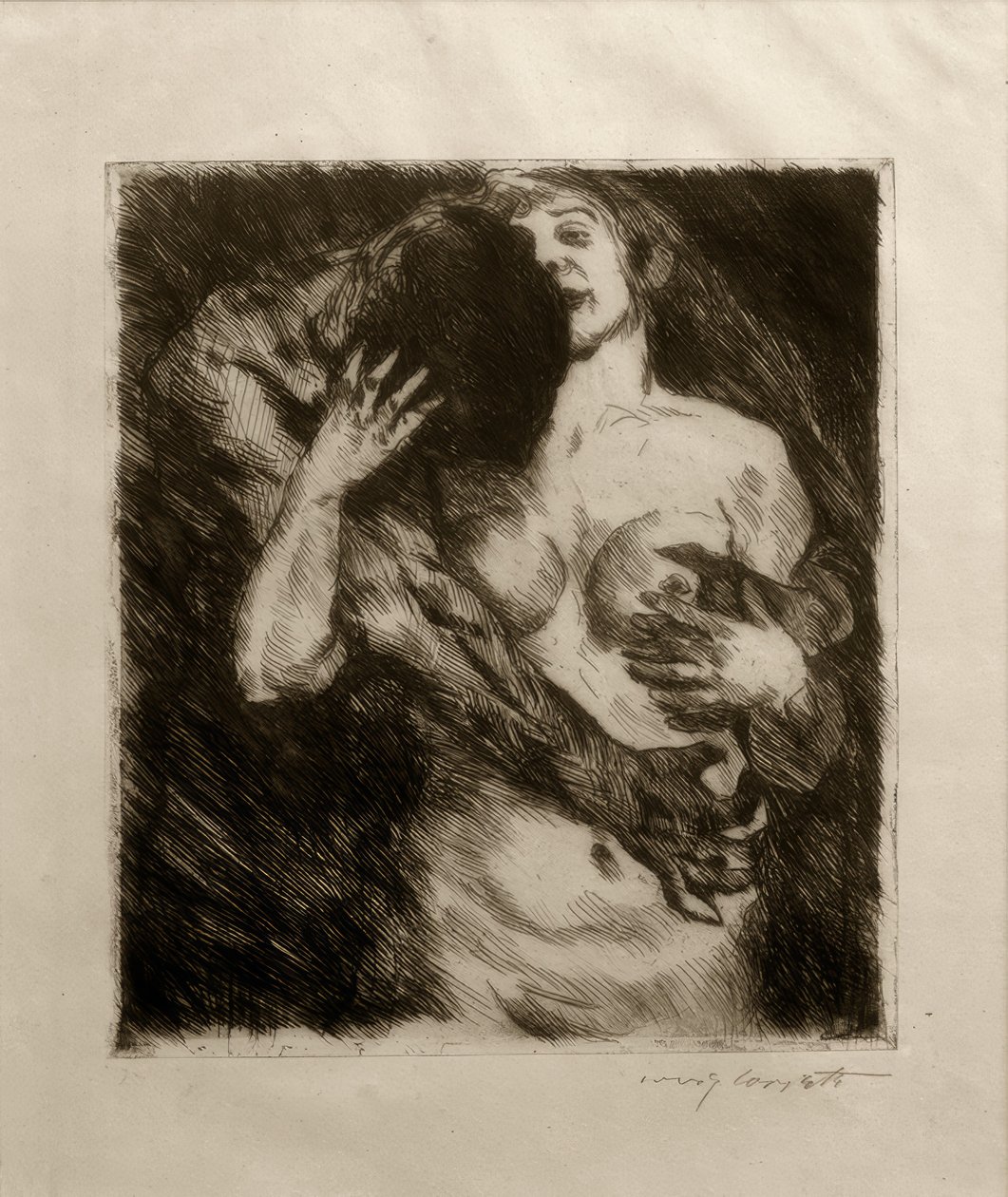 Étreinte - Lovis Corinth