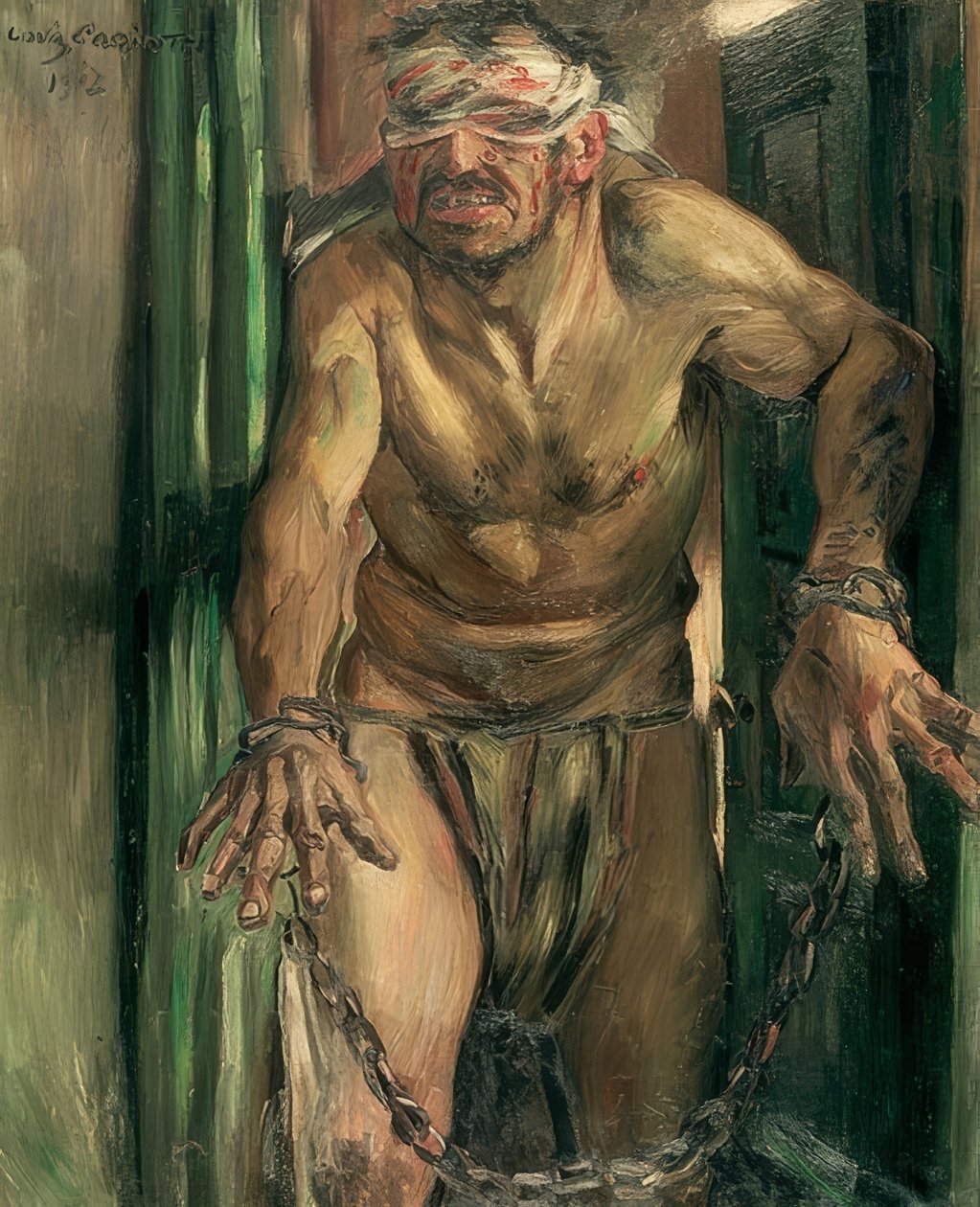 Samson aveuglé - Lovis Corinth