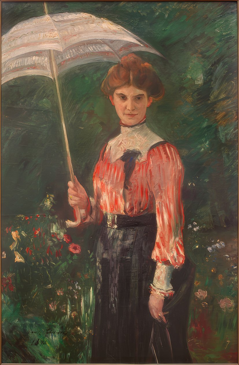 Frau Halbe - Lovis Corinth
